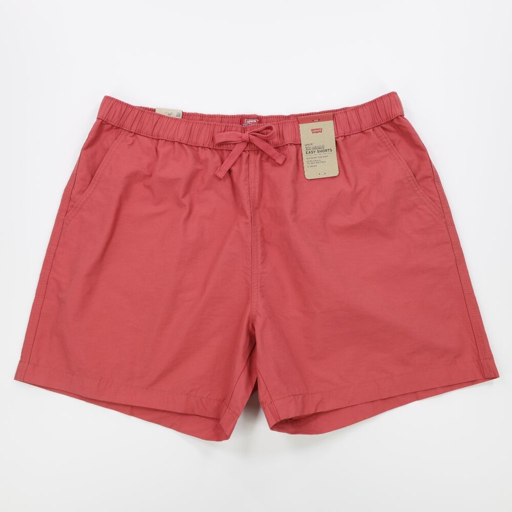 Levi's Men's XX Chino Easy 6" Elastic‎ Drawstring Pocket Shorts Red Size XL